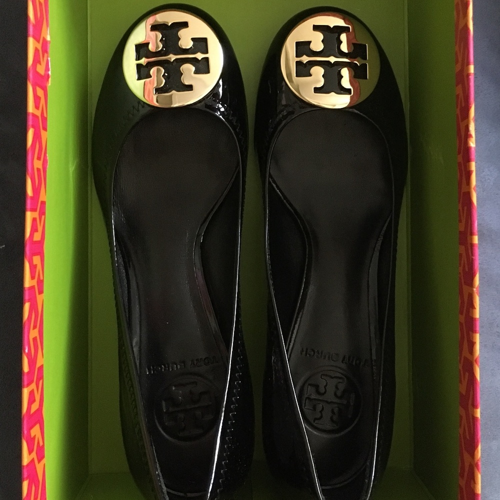Tory Burch Black Patent Heels